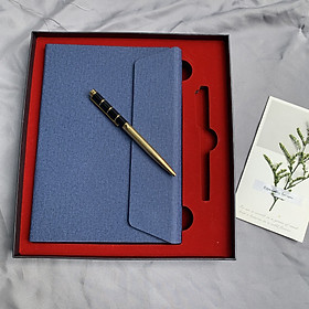 Bộ Giftset Sổ & Bút Bi Ký Tên BJ028 Kim Loại Cao Cấp Dànnh Cho Đối Tác , Khách Hàng , Sếp