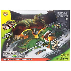 Đồ Chơi Lắp Ráp Đường Đua Thành Phố Khủng Long - Dinos Party CM558-12