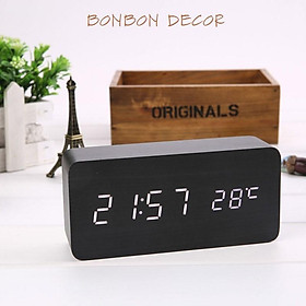 Mua Đồng Hồ Để Bàn Treo Tường Điện Tử Led Trang Trí Có Báo Thức - Bảo Hành 12 Tháng