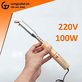 Mua Mỏ hàn nung mỏ dẹp cán gỗ 220V-100W