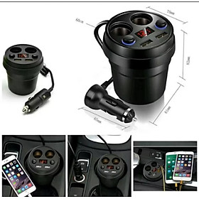 Mua BỘ CHIA TẨU SẠC ĐIỆN THOAI BÁO VON ẮC QUY CAO CẤP TRÊN Ô TÔ