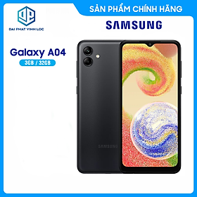 Điện thoại Samsung Galaxy A04 (3GB / 32GB) - Hàng chính hãng - Mới 100% Nguyên Seal - Pin Khủng 5000 mAh - Bảo Hành 12 Tháng