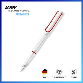 Bút máy LAMY safari white with red clip (LE2021)