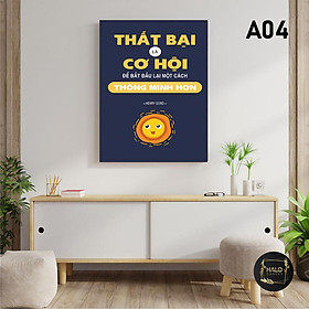 Mua Tranh tạo động lực canvas trang trí văn phòng nhiều mẫu đa dạng và có khung composite chống mối mọt siêu bền- Halo Decor