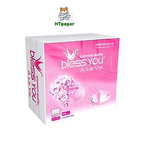 Mua Khăn giấy vuông Bless You À La Vie khổ 23 x 23 cao cấp 100 tờ tiện dụng