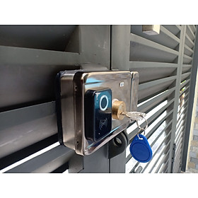 Mua Khóa cổng thẻ từ - vân tay 2 mặt đọc thông minh SG-IDL10B ( Chạy bằng Pin)