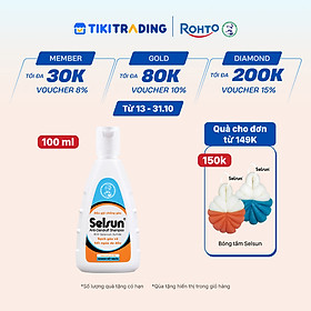 Dầu gội Selsun chống gàu, sạch gàu & hết ngứa da đầu Selsun Anti-Dandruff Shampoo 100ml