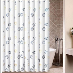 Mua Rèm Phòng Tắm Polyester Dày Không Thấm Nước Họa Tiết Ocean