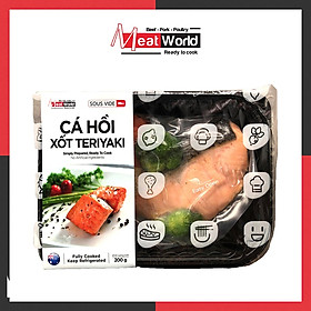 Cá Hồi Xốt Teriyaki 200g - Giàu Protein Giúp Tăng Cơ & Giảm Mỡ