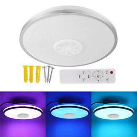 Smart Ceiling Light Flush Mount LED WiFi, Compatible with Alexa , Dimmable Lighting Fixture for Bedroom Living Room,13 Inch 36W