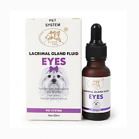 Thuốc trị chảy nước mắt ở chó mèo Lacrimal Gland Fluid EYES 20ml