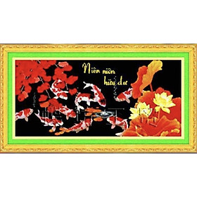 Mua Tranh thêu chữ thập Niên niên hữu dư 222334