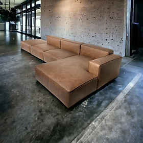 Sofa cao cấp màu gạch Juno Sofa 3m4 x 1m8