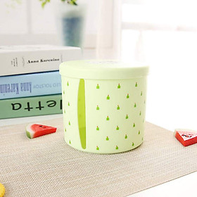 Plastic Tissue Box Round Side Draw Tissue Box Tissue Holder Round Napkin Paper Case