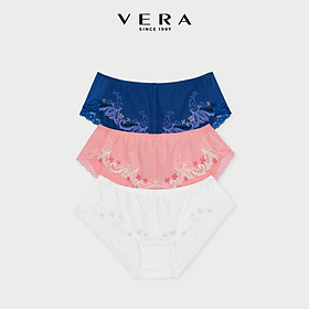 Quần lót Hipster nữ Vera Nylon phối ren thoáng mát mềm mại - V0580