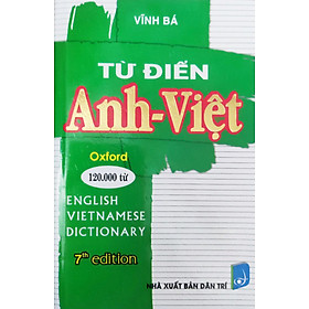 Từ Điển Anh - Việt 120.000 Từ (Bìa Mềm) - HA - NXB Dân Trí