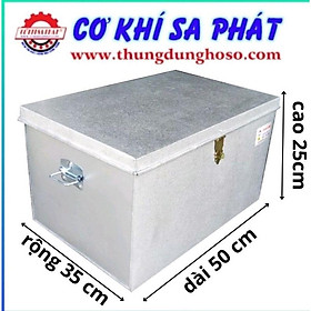 Thùng tôn đựng hồ sơ, thùng đựng tài liệu, giấy tờ  kích thước 50x35x25cm