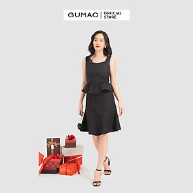 Đầm dáng ôm GUMAC DB12011 sát nách bèo tùng