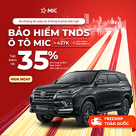 Bảo hiểm TNDS xe ô tô 7 chỗ ngồi, không kinh doanh, giấy chứng nhận điện tử - Bảo hiểm Quân đội MIC