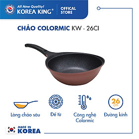 Chảo sâu Colormic Korea King KW-26CI (size 26cm)