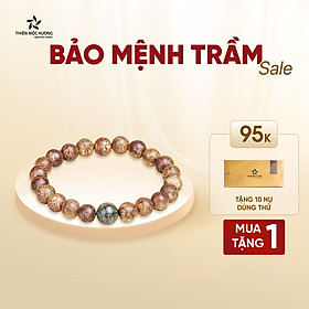 Vòng tay Trầm Hương tự nhiên Bảo Mệnh Trầm - Bình yên, hạnh phúc - Trầm Tốc Việt Nam -Thiên Mộc Hương