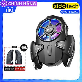 Mua Nút bắn PUBG FF Freefire kèm quạt tản nhiệt gaming SIDOTECH AK3 LED RGB / Sạc pin / Autotap làm mát cho điện thoại khi chơi game tăng gấp 2 lần tốc độ xử lý - Hàng chính hãng