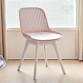 Mua Ghế cafe trà sữa thân nhựa có nệm CC1574-P Nội thất Capta Ghế nhựa có nệm bọc da PVC vàng hồng xanh nhạt và xám Dining Chair HCM