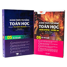 Hình ảnh Sách đánh thức tài năng toán học 5 và 6 - Á Châu Books ( bộ 2 cuốn, 11 - 16 tuổi )