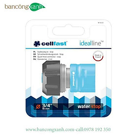 Mua Cút nối nhanh stop-nối nhanh ống nước với thiết bị tưới Cellfast Ideal Line 3/4″ (50-625) - ban công xanh