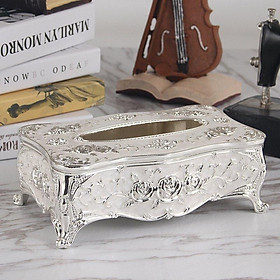 Mua  KoSuyTu  Hộp Đựng Khăn Giấy Hợp Kim LOẠI XỊN Cao Cấp - 13x23x8cm - Trang Trí Nhà Cửa Sang Trọng Cho Phòng Khách