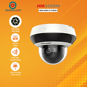 Camera IP wifi Hikvision 4MP quay quét, zoom 16x DS-2DE2A404IW-DE3/W - Hàng chính hãng