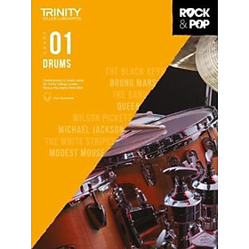 Sách - Trinity College London Rock & Pop 2018 Drums Grade 1 by  (UK edition, paperback)