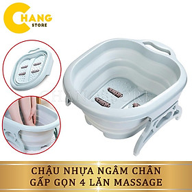 Mua Chậu Ngâm Chân Gấp Gọn Có Con Lăn Massage Lòng Bàn Chân  Chậu Ngâm Massage Chân Gấp Gọn Tiện Lợi