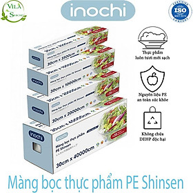 Mua Màng Bọc Thực Phẩm  PE Shinsen 30cm x 40000cm INOCHI Giúp Bảo Quản Thực Phẩm An Toàn Tiện Lợi Và Bảo Vệ Sức Khỏe