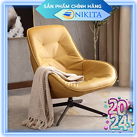 Mua Ghế lười bọc da xoay 360 độ kèm gối ôm  thư giãn  cao cấp  phong cách châu Âu  sản phẩm mới Nikita