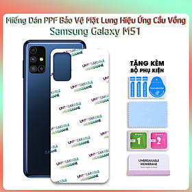 Miếng Dán Dẻo PPF Mặt Lưng Cho Samsung Galaxy M51- Hàng Chính Hãng