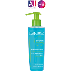 Gel rửa mặt cho da hỗn hợp và da dầu Bioderma Sebium Gel Moussant (Nhập khẩu)
