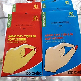 Mua Hộp 100 găng tay nilon dùng 1 lần