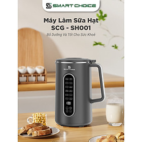 Máy Làm Sữa Hạt SmartChoice SCG-SH001 Công Suất 800W - Dung Tích 1,5L - 12 Chức Năng Xay Nấu Hàng Chính Hãng