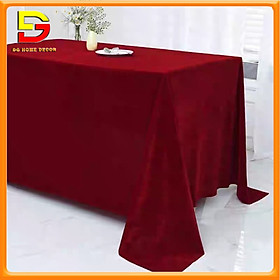 Mua Khăn Trải Bàn Khăn Trang Trí Vải Nhung Mềm Mịn Decor Bàn Họp Hội Thảo Khai Trương DG-754