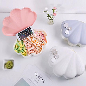 Mua Khay mứt dáng sò có chỗ để điện thoại
