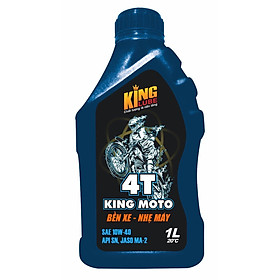 Dầu Nhớt Xe Máy King moto 4T KINGLUBE SN 10W-40