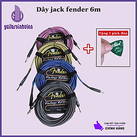 Mua Dây jack 6ly fender chính hãng - Dây dài 6m - Đặt hàng tặng pick