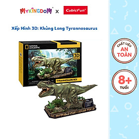 Đồ Chơi CUBIC FUN Xếp Hình 3D Nat Geo Khủng Long Tyrannosaurus Rex DS1051H