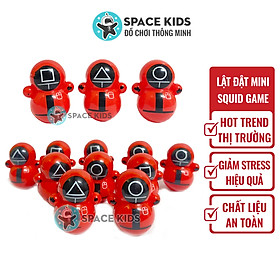 Lật đật squid game, lật đật mini trò chơi con mực Đồ chơi cho bé vui chơi