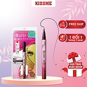 Bút Kẻ Mắt Nước Nét Siêu Sắc Mãnh Chống Trôi Kiss Me Horoine Make Prime Liquid Eyeliner Rich Keep