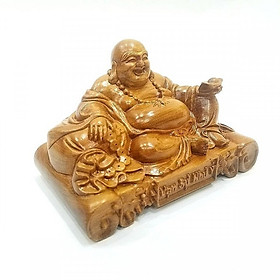 Tượng phật Di lặc gỗ Huyết Long - Vạn Sự Như Ý