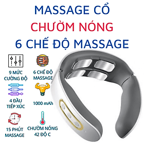 Máy Massage Cổ Vai Gáy Cột Sống 4 Đầu Công Nghệ Nhật Bản