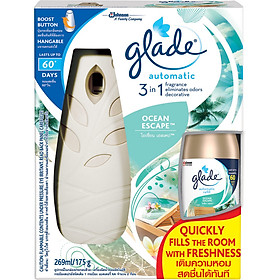 Máy Xịt Phòng Tự Động 60 Ngày Glade - Hương Biển Phiêu Bồng