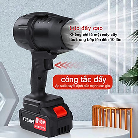 Mua Máy Thổi Phản Lực Siêu Mạnh BFJ  Thổi Bụi  Lá  Rác  Động Cơ Lõi Đồng Sử Dụng Chân Pin Phổ Thông